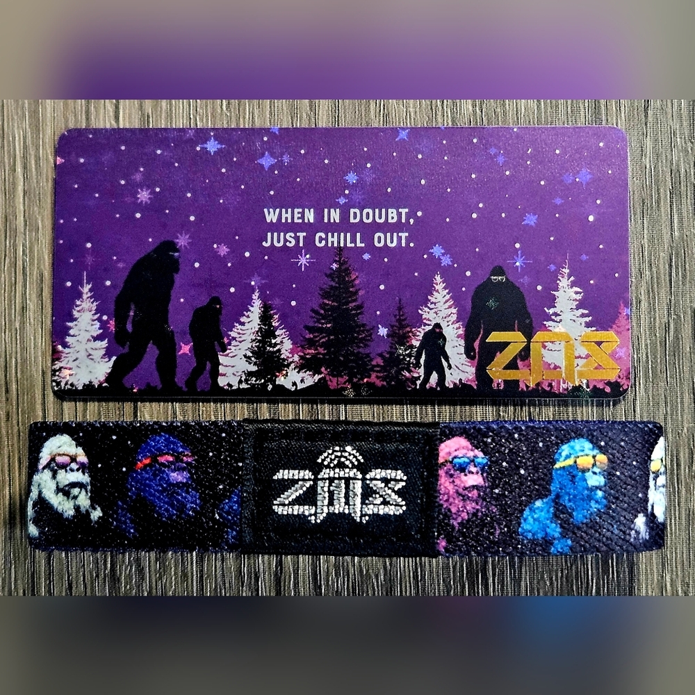 ZOX "CHILL OUT" #X159 HOLOGRAPHIC Winter Wonders RARE INTERACTIVE WRISTBAND - Picture 12 of 12